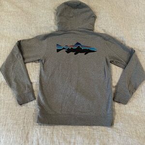 Patagonia Organic Cotton Gray Hoodie